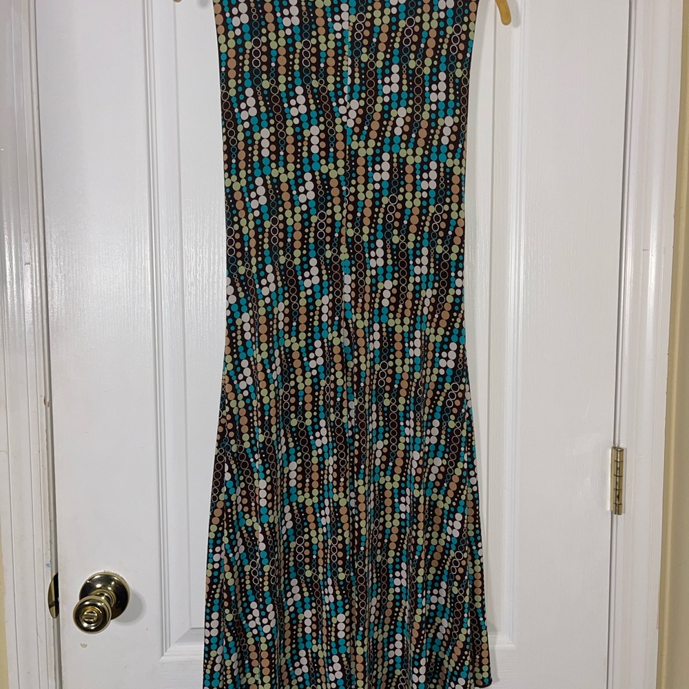 Stylish Multicolor Patterned Dress - image 4